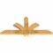 Ekena Millwork Redmond Rough Sawn Timber Gable Bracket, Western Red Cedar, 48"W x 22"H x 2"D x 4"F, 11/12 Pitch GBW048X22X0204RED00RWR - alternate 4